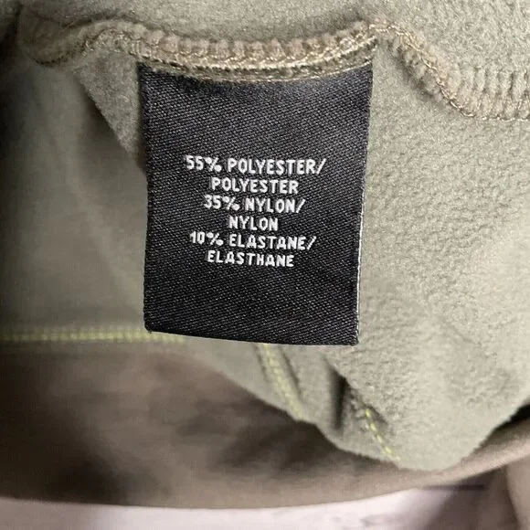 Kuhl Hooded Lined Full Zip Fleece Jacket Men Size XS Green Freethinker